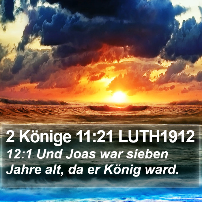 2 Könige 11:21 LUTH1912 Bible Study