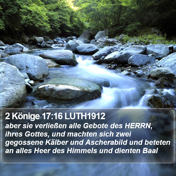 2 Könige 17:16 LUTH1912 Bible Study