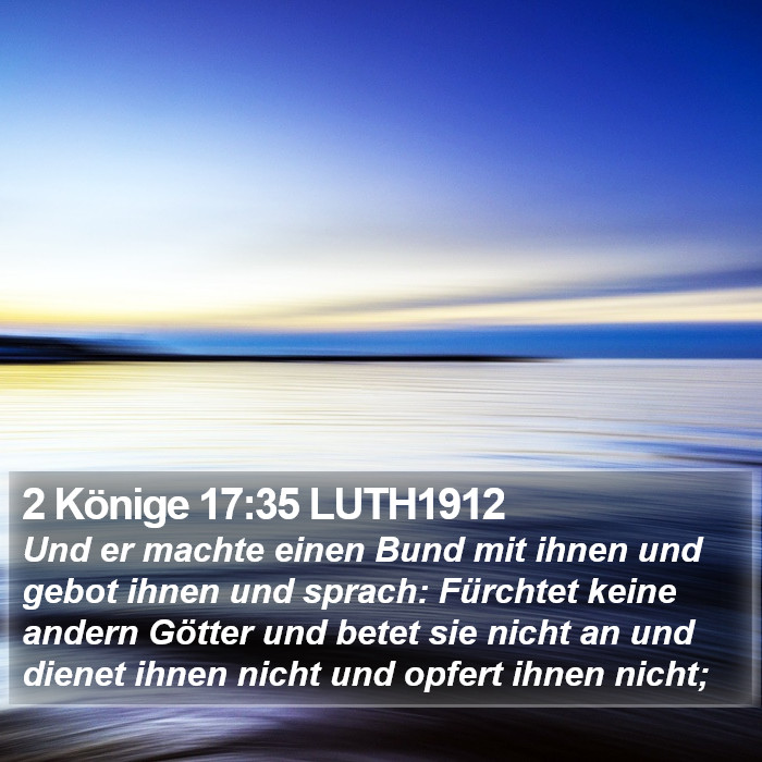 2 Könige 17:35 LUTH1912 Bible Study