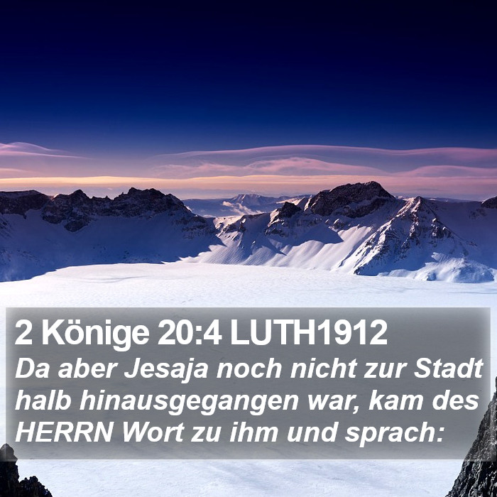 2 Könige 20:4 LUTH1912 Bible Study