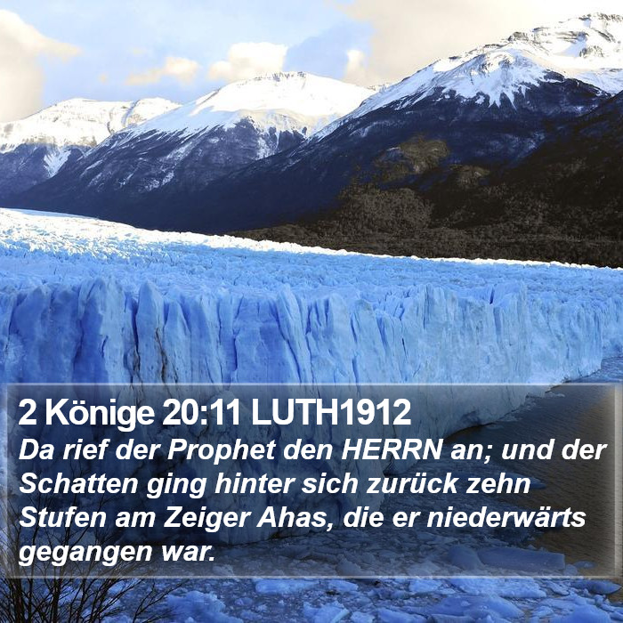 2 Könige 20:11 LUTH1912 Bible Study