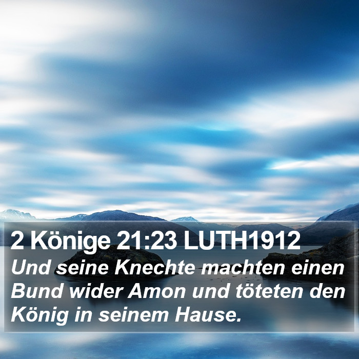 2 Könige 21:23 LUTH1912 Bible Study