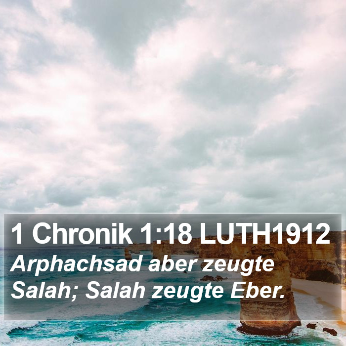 1 Chronik 1:18 LUTH1912 Bible Study