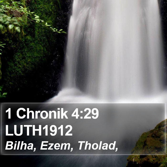 1 Chronik 4:29 LUTH1912 Bible Study
