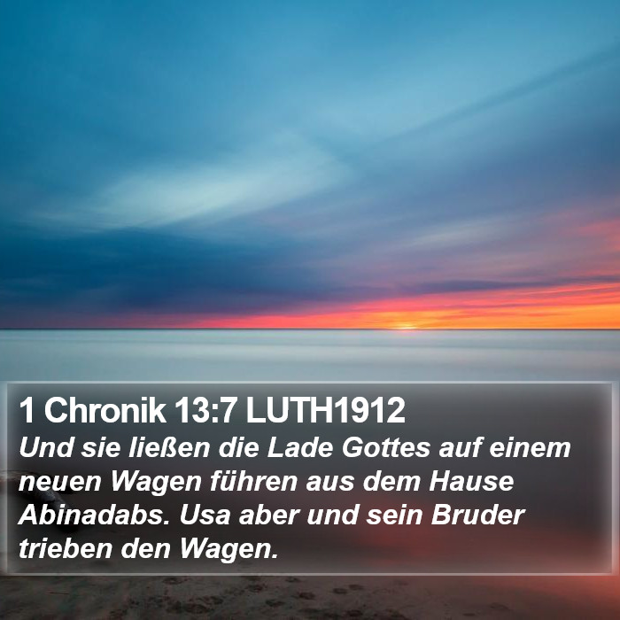 1 Chronik 13:7 LUTH1912 Bible Study