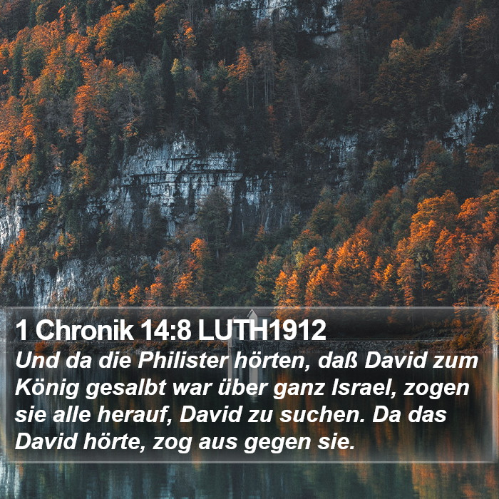 1 Chronik 14:8 LUTH1912 Bible Study