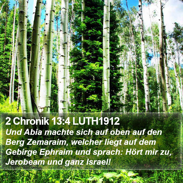 2 Chronik 13:4 LUTH1912 Bible Study
