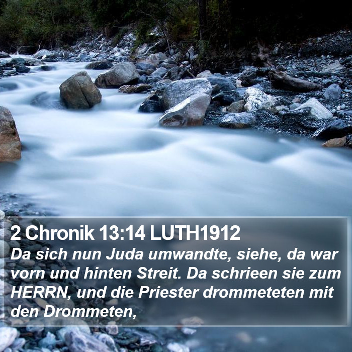2 Chronik 13:14 LUTH1912 Bible Study