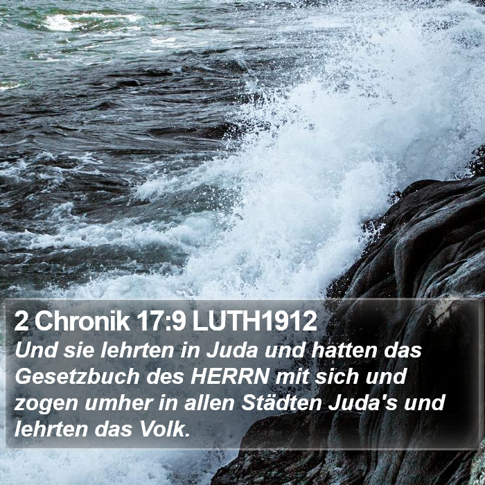 2 Chronik 17:9 LUTH1912 Bible Study