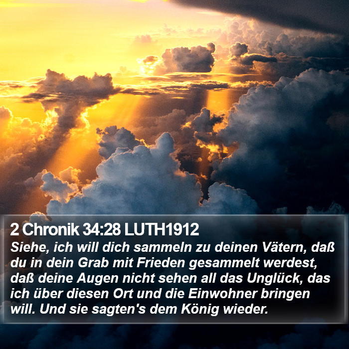 2 Chronik 34:28 LUTH1912 Bible Study