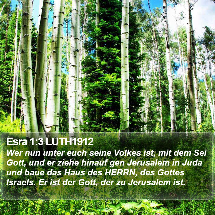 Esra 1:3 LUTH1912 Bible Study