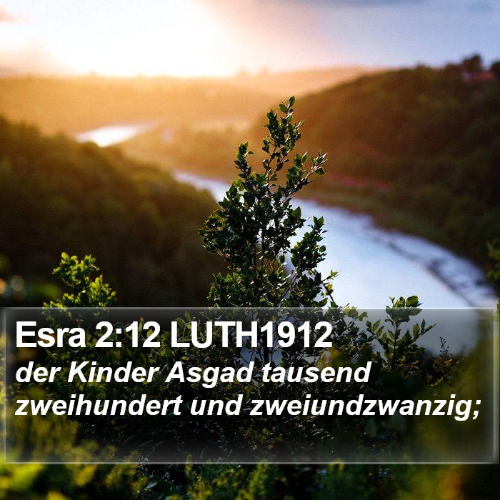 Esra 2:12 LUTH1912 Bible Study