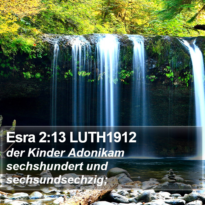 Esra 2:13 LUTH1912 Bible Study