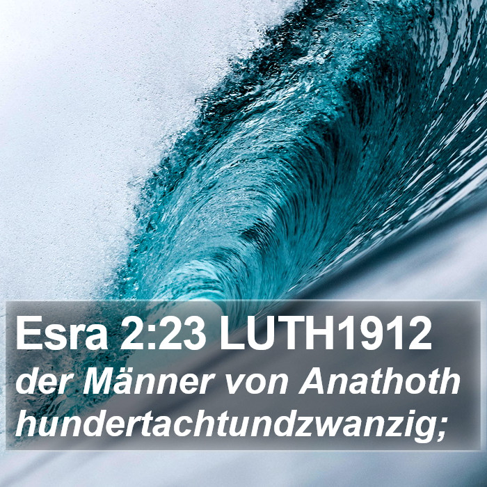 Esra 2:23 LUTH1912 Bible Study