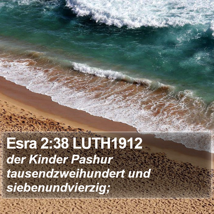 Esra 2:38 LUTH1912 Bible Study