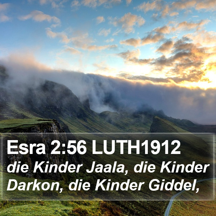 Esra 2:56 LUTH1912 Bible Study