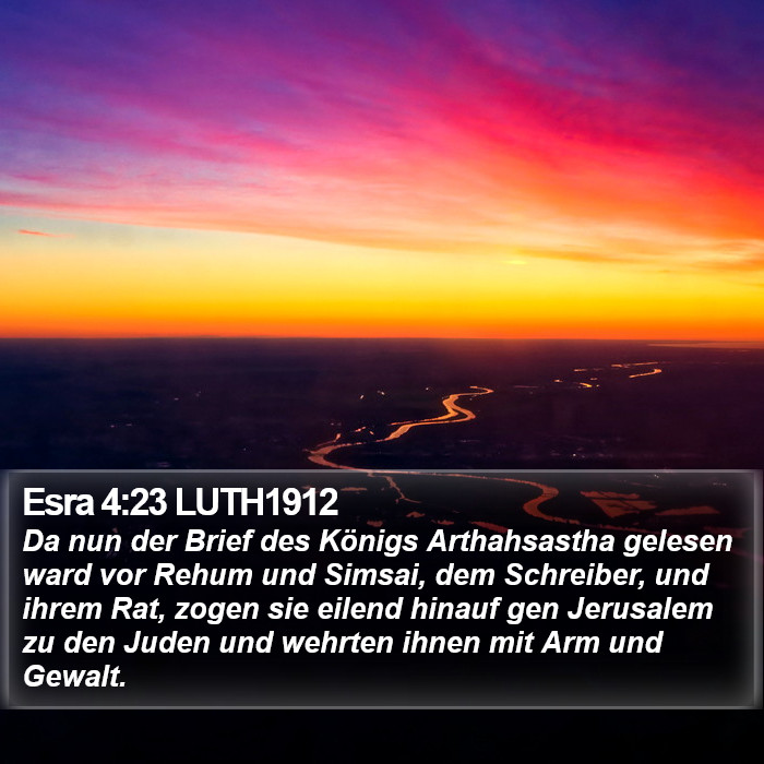 Esra 4:23 LUTH1912 Bible Study
