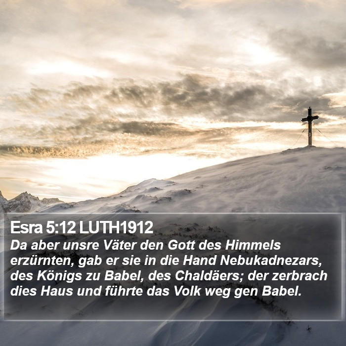 Esra 5:12 LUTH1912 Bible Study