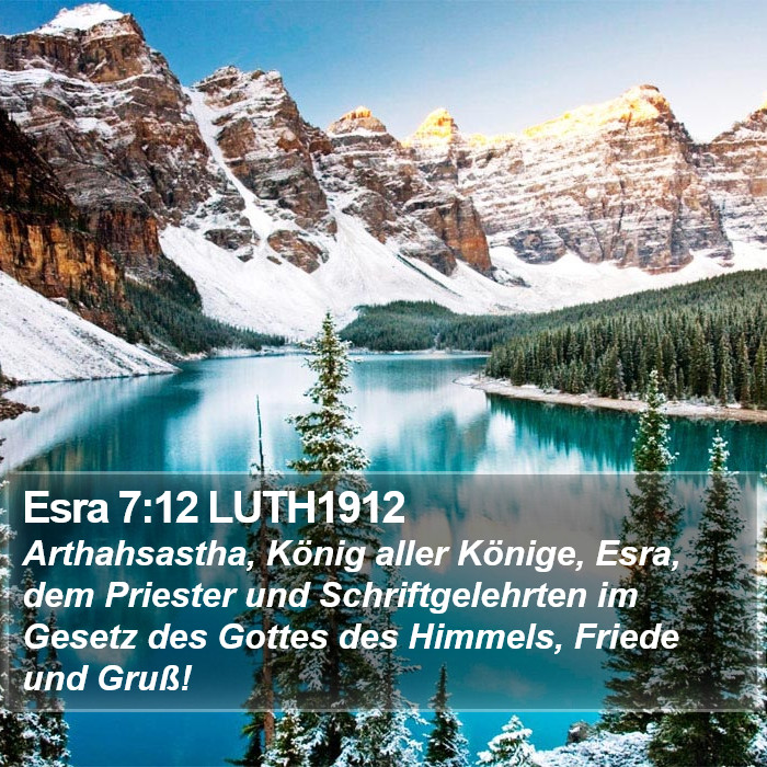 Esra 7:12 LUTH1912 Bible Study