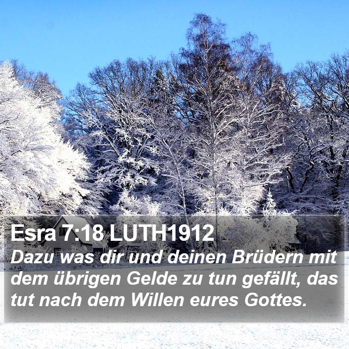 Esra 7:18 LUTH1912 Bible Study