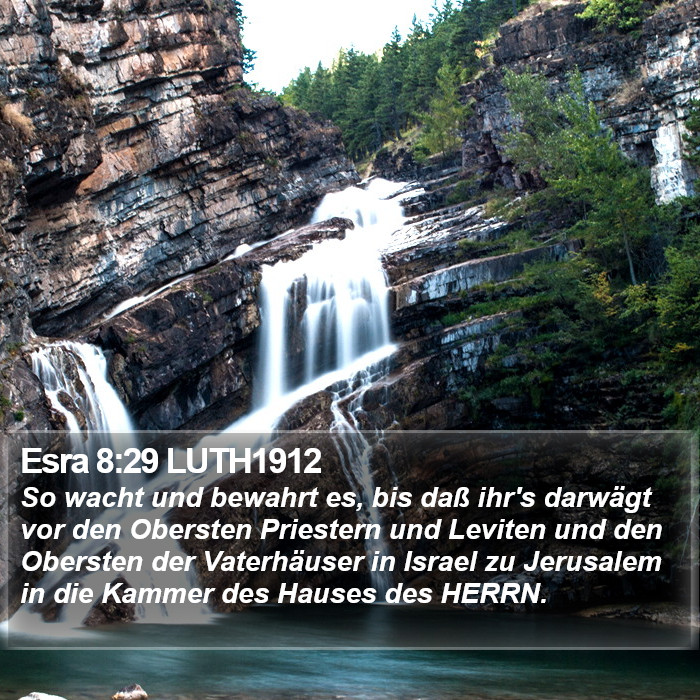 Esra 8:29 LUTH1912 Bible Study