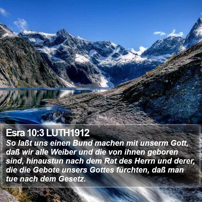 Esra 10:3 LUTH1912 Bible Study