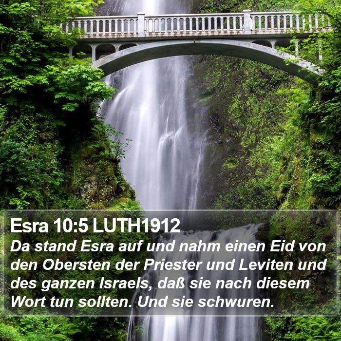 Esra 10:5 LUTH1912 Bible Study