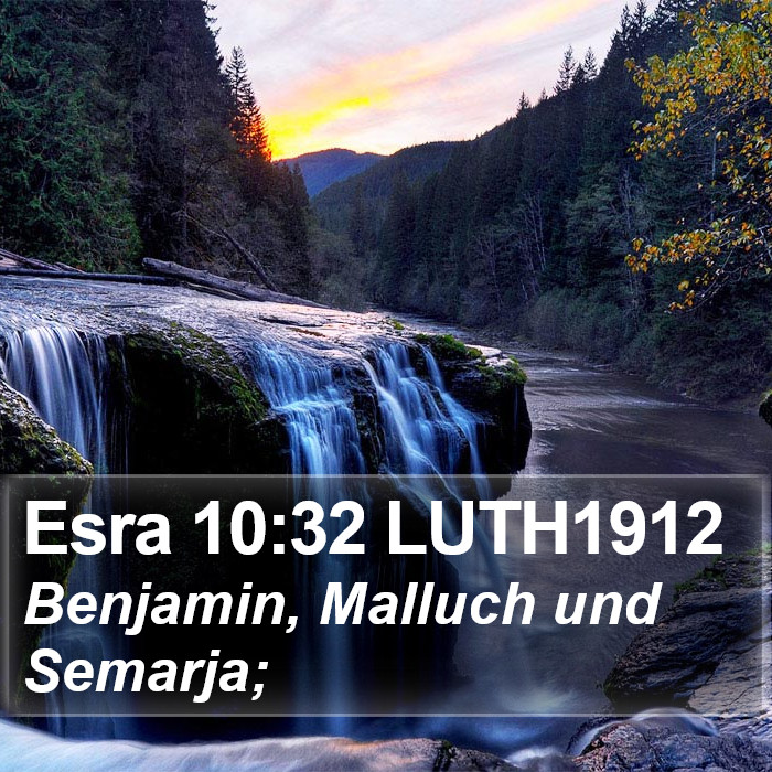Esra 10:32 LUTH1912 Bible Study
