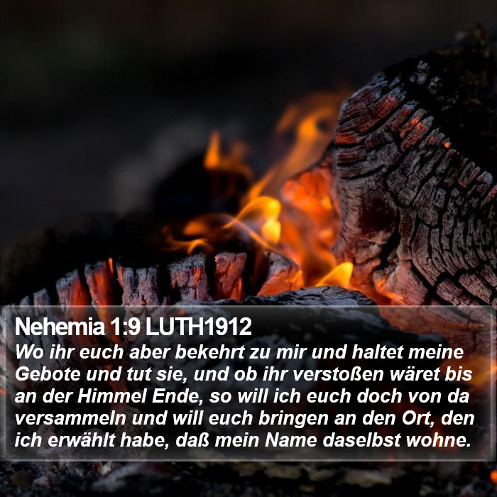 Nehemia 1:9 LUTH1912 Bible Study