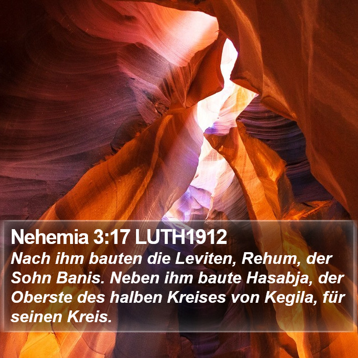 Nehemia 3:17 LUTH1912 Bible Study