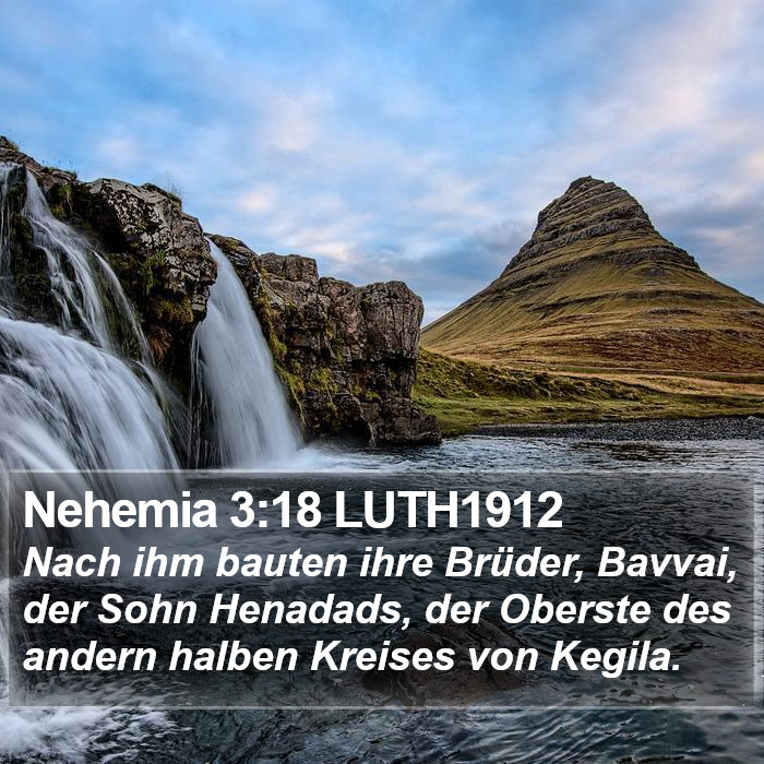 Nehemia 3:18 LUTH1912 Bible Study