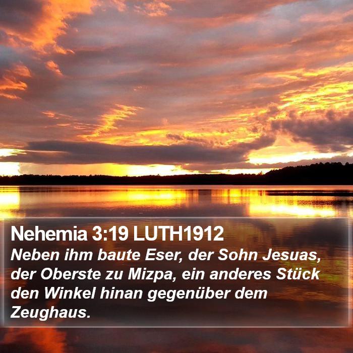 Nehemia 3:19 LUTH1912 Bible Study