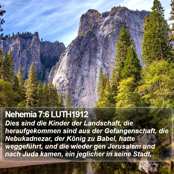 Nehemia 7:6 LUTH1912 Bible Study