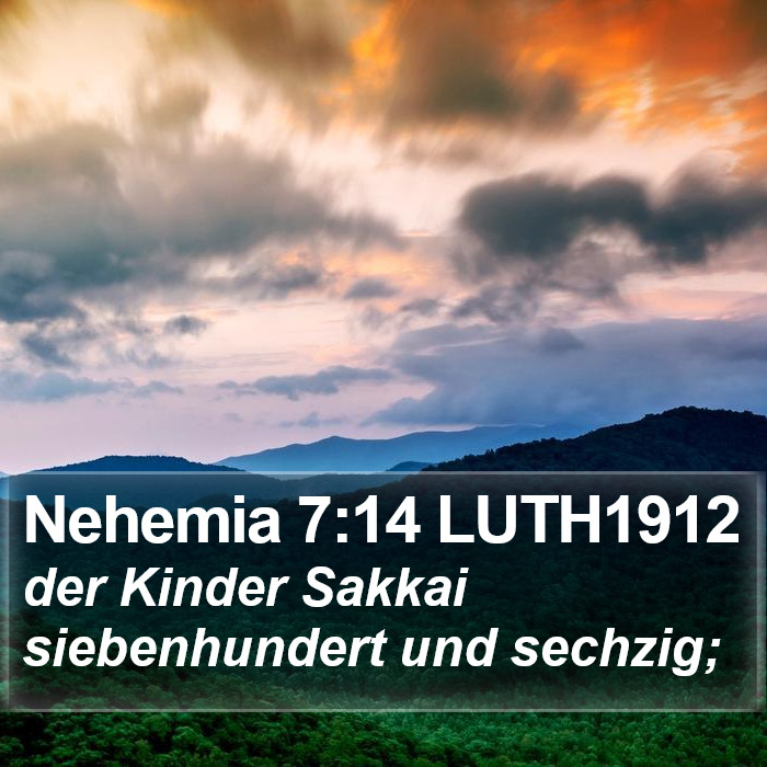 Nehemia 7:14 LUTH1912 Bible Study