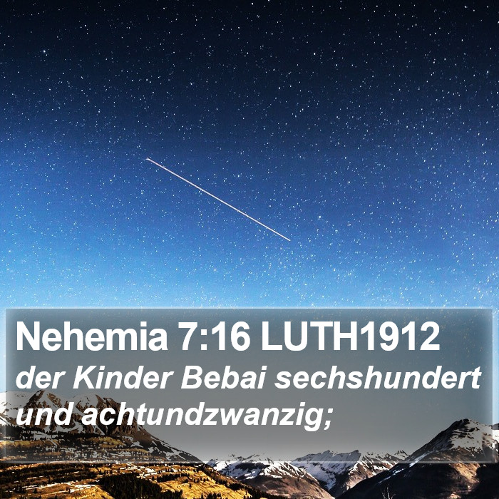 Nehemia 7:16 LUTH1912 Bible Study