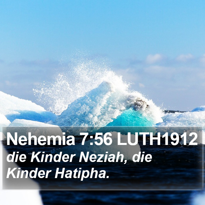 Nehemia 7:56 LUTH1912 Bible Study