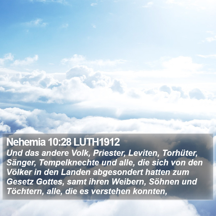 Nehemia 10:28 LUTH1912 Bible Study