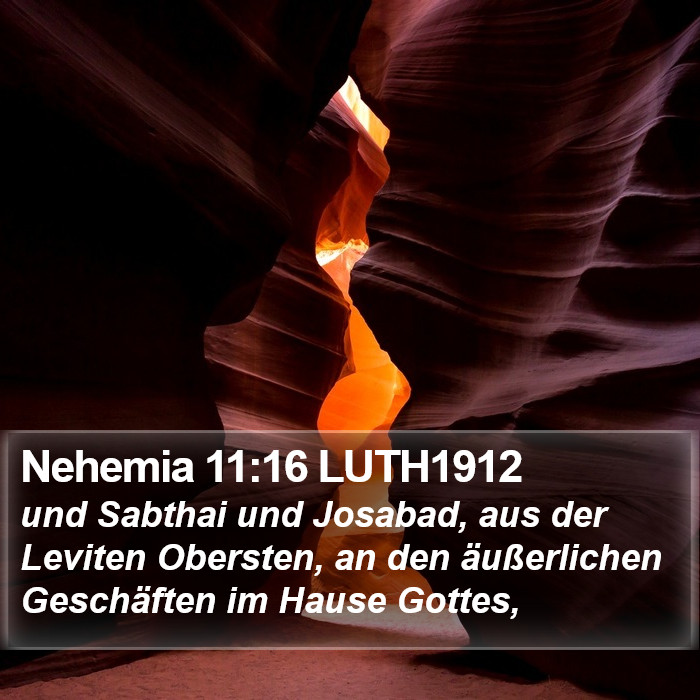 Nehemia 11:16 LUTH1912 Bible Study