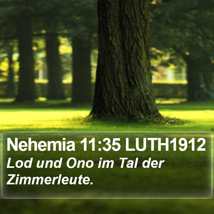 Nehemia 11:35 LUTH1912 Bible Study