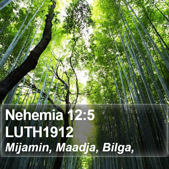 Nehemia 12:5 LUTH1912 Bible Study