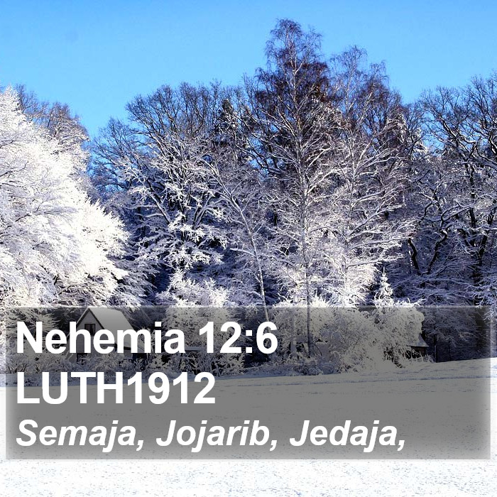 Nehemia 12:6 LUTH1912 Bible Study