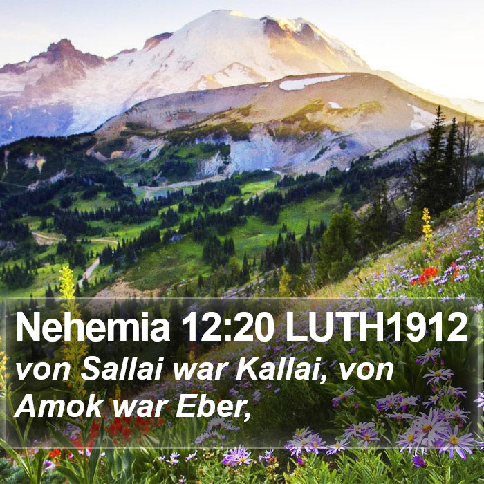 Nehemia 12:20 LUTH1912 Bible Study