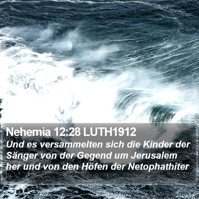 Nehemia 12:28 LUTH1912 Bible Study