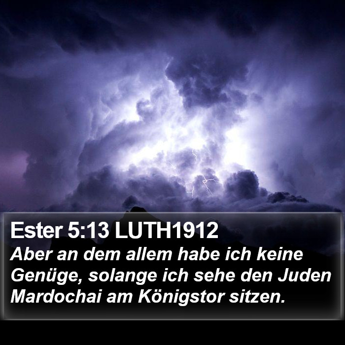 Ester 5:13 LUTH1912 Bible Study