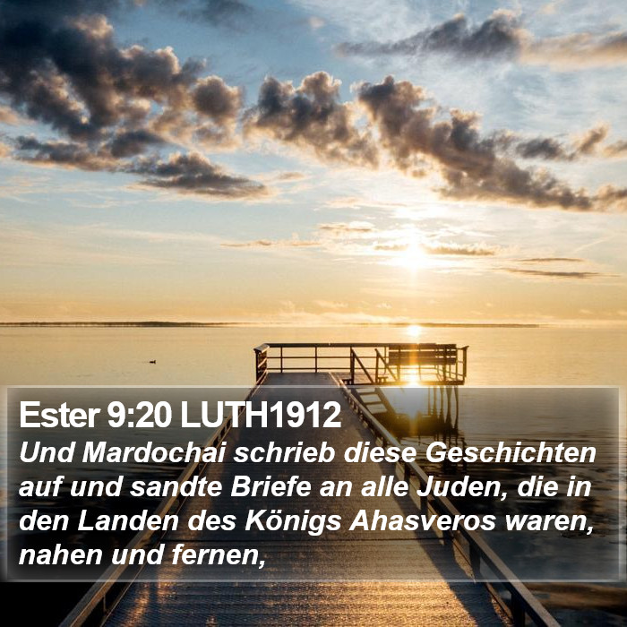 Ester 9:20 LUTH1912 Bible Study