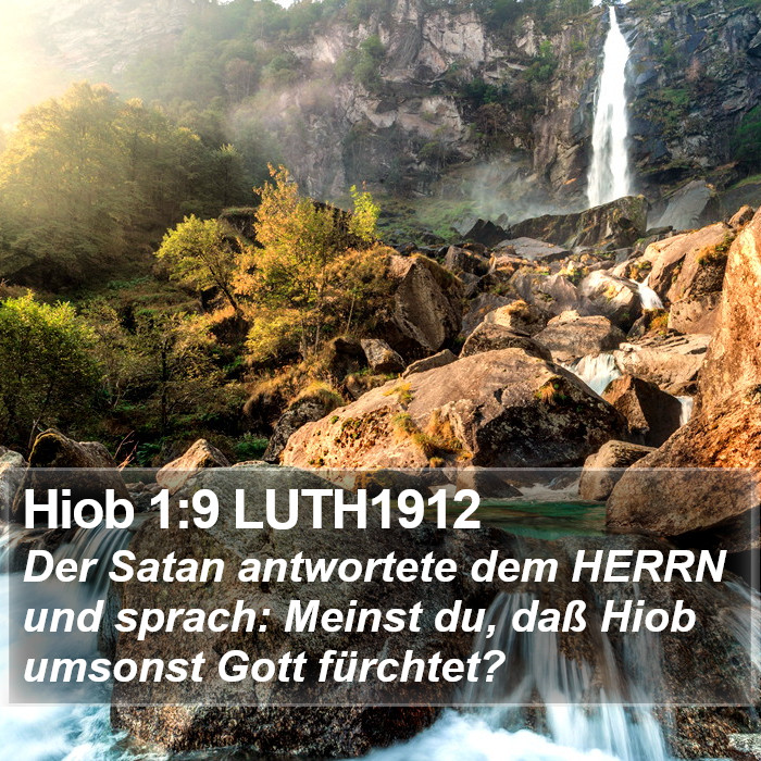 Hiob 1:9 LUTH1912 Bible Study