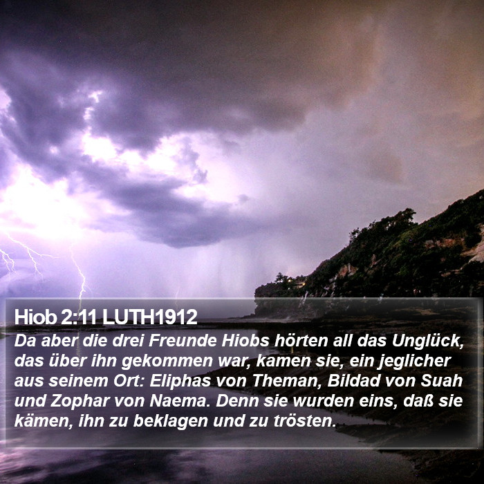 Hiob 2:11 LUTH1912 Bible Study