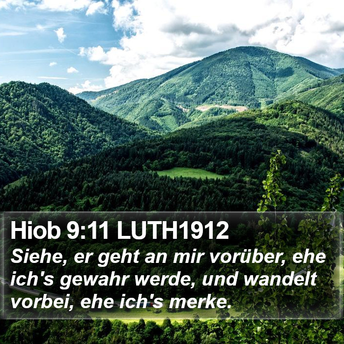 Hiob 9:11 LUTH1912 Bible Study