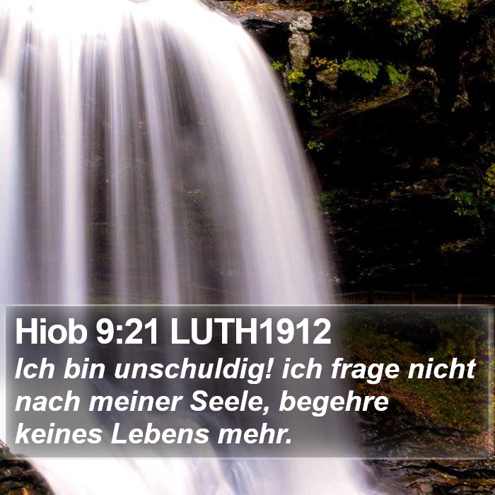 Hiob 9:21 LUTH1912 Bible Study