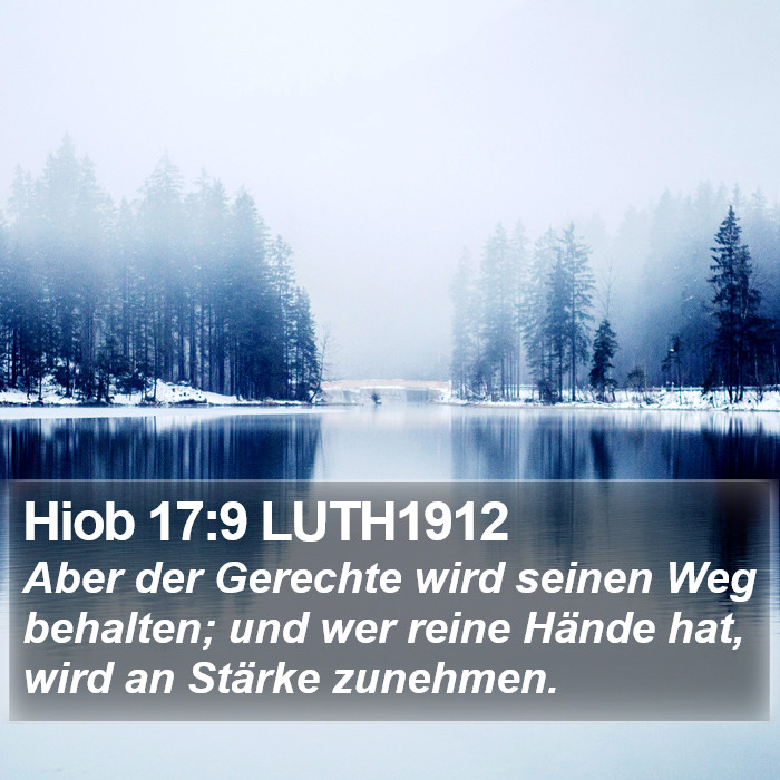 Hiob 17:9 LUTH1912 Bible Study